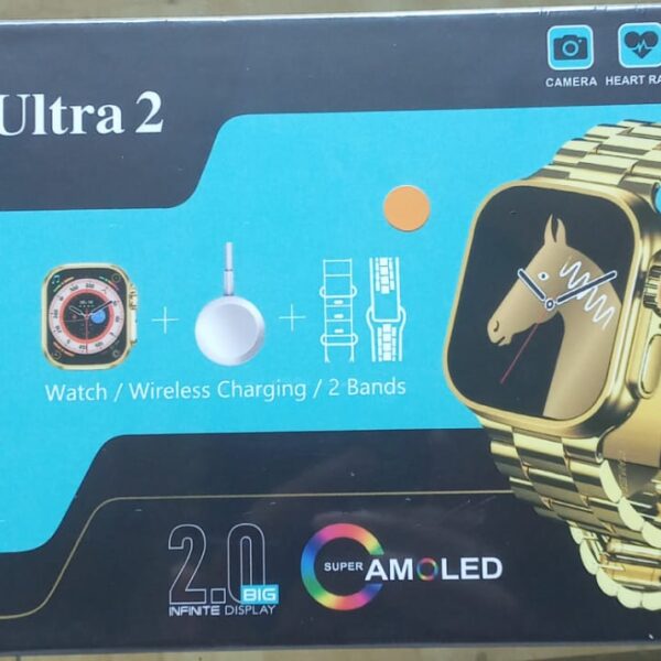 CR Ultra 2  Golden Smart Watch